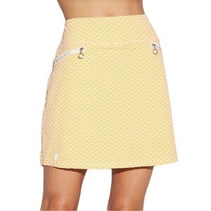 NWT GG Blue Harlo Skort Color Gatsby Golf Activewear Athletic Geometric